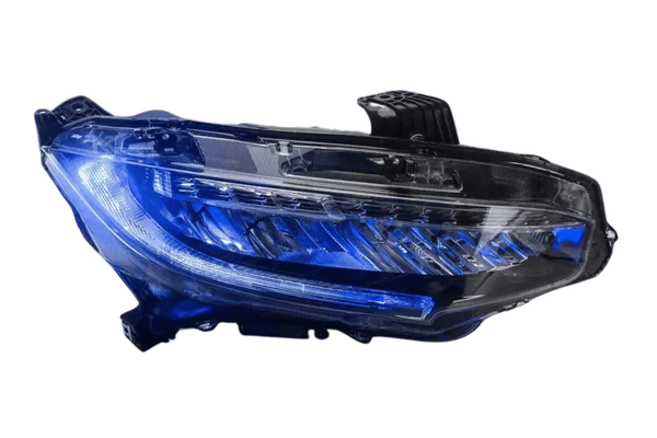 Honda Civic 10th Gen (FC/FK) Chrome LED Reflection Bowl Headlights (2016-2021)