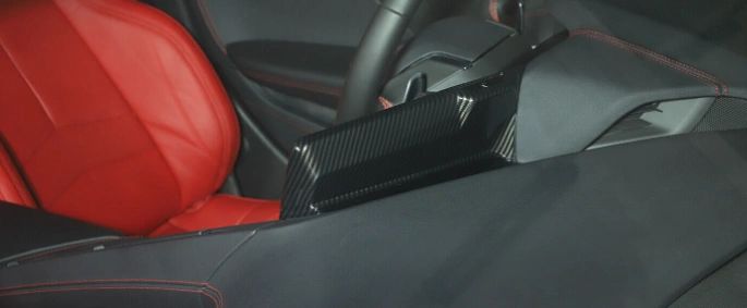 CFP C8 Corvette Carbon Fiber Radio Overlay