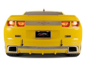 2010-2013 Camaro - Laser Mesh Rear Valance Trim | Fits the GM RS Ground Effects