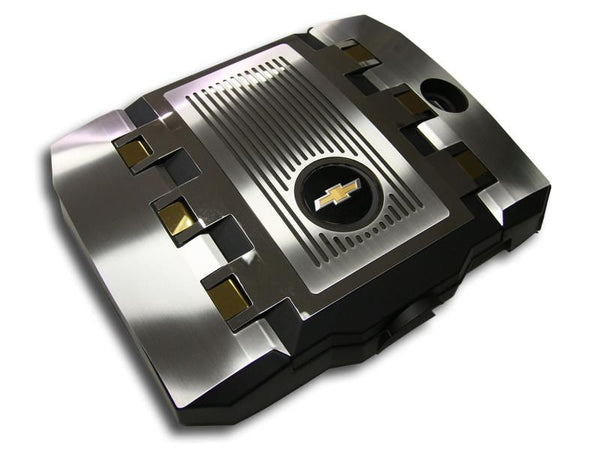 2010-2015 Camaro RS - Engine Shroud Cover V6 10Pc | Polished, Brushed, Gold Tone Stainless Steel