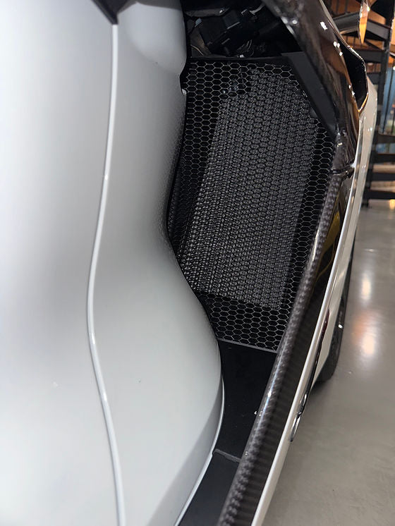 C8 ZR1 Corvette 2026+ ALUMINUM SIDE INTAKE BLACK Mesh Grille