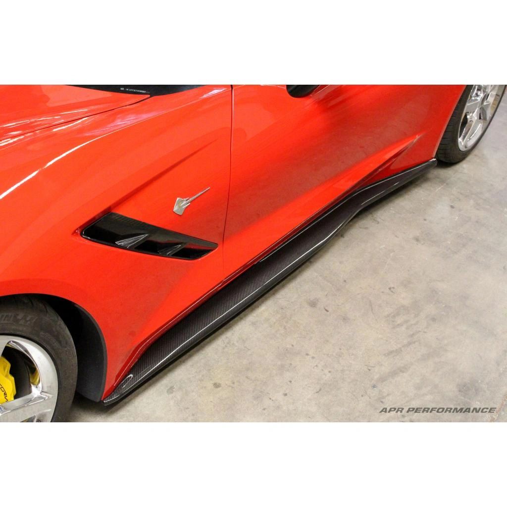 Carbon Fiber Side Rocker Extensions C7