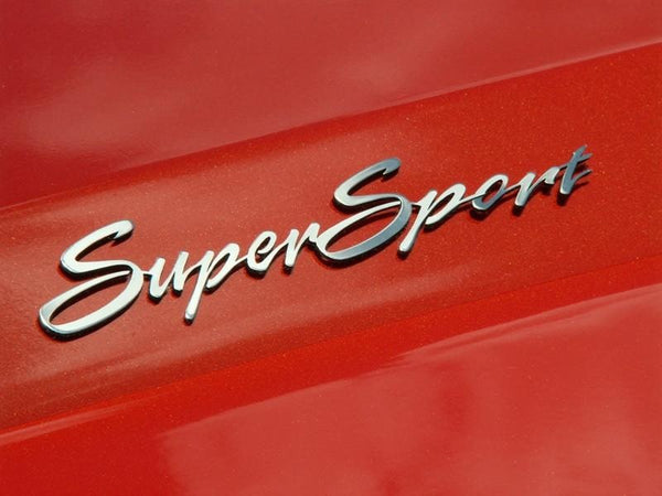 Camaro SS - SuperSport Emblems 2Pc | Polished Stainless Steel