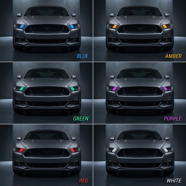 Ford Mustang Multicolor Flow Series DRL Boards (2015-2017)