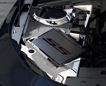 2016-2023 Camaro - Inner Fender Covers w/ Shock Tower Dome Covers [Stock Air Box] | Perforated or Carbon Fiber