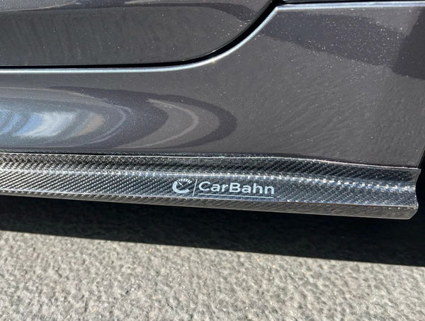 CBF9X-8030  CarBahn F90 M5 (17-19) Gloss Carbon Fiber Side Skirt