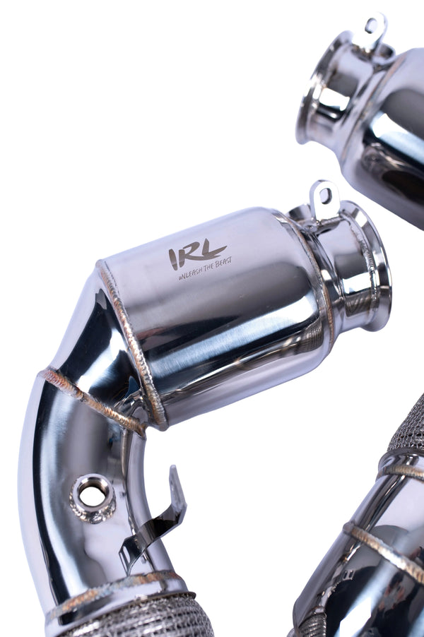 IRL G90 G99 M5 400 CEL Downpipes