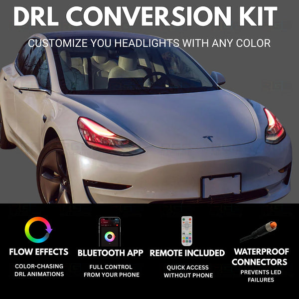 Tesla Model 3 Multicolor DRL Boards (2017-2020)