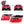 2014-2015 CHEVY CAMARO VELOX LED TAILLIGHTS GLOSS BLACK/RED LENS
