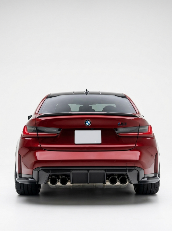 BMW 3 Series G80 M3 G82 G83 M4 Euro Version OE Style Carbon Fiber Rear Diffuser (2019 - 2024)