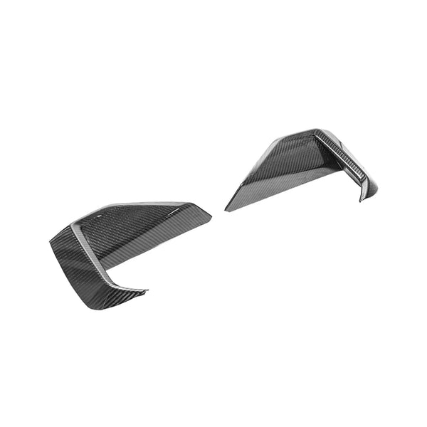 2024+ Ford Mustang GT DRY CARBON FIBER Front Side Grille Inserts