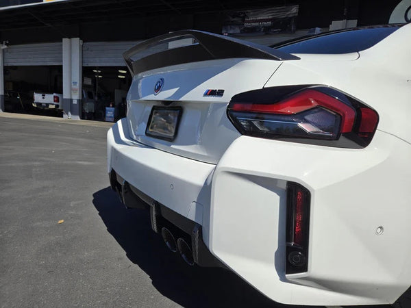 G87 Dry Carbon Fiber AD Style High Kick Trunk Spoiler