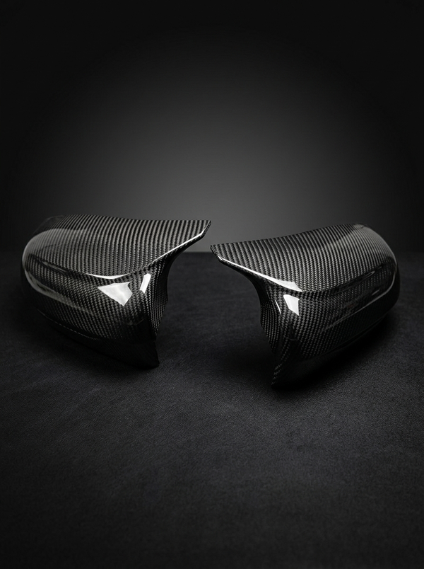 BMW 5 Series F90 M5 M Style Carbon Fiber Side Mirror Cover (2018+)
