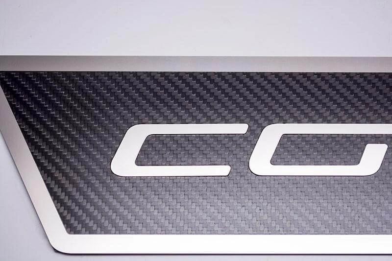 2005-2013 C6 Corvette - Outer Door Sills CORVETTE Style Carbon Fiber | Polished or Brushed Trim