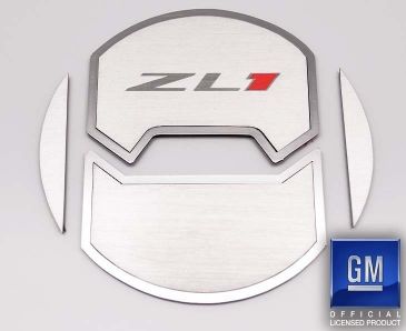 2010-2015 Camaro ZL1 - Round A/C Vent Duct Covers Deluxe "ZL1" 8Pc | Brushed Stainless Steel