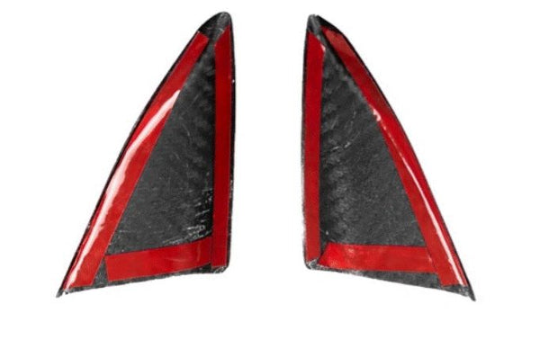 C8 Corvette Carbon Fiber A Pillar Interior Trim Overlay