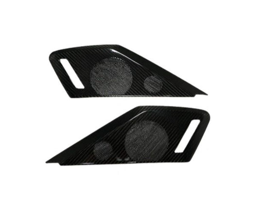 C8 Corvette Carbon Fiber Speaker Covers