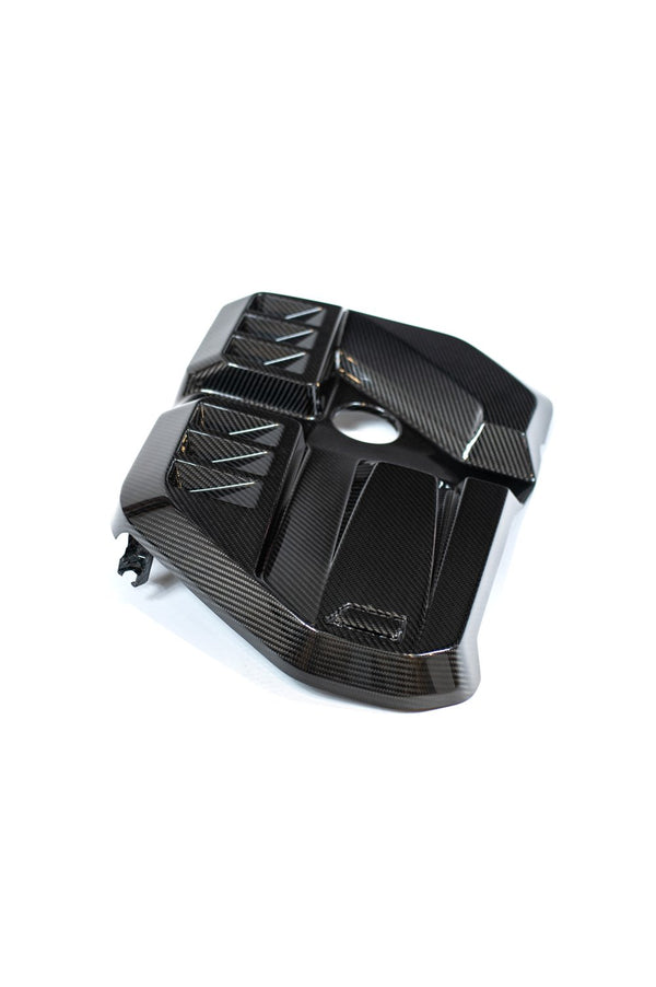 G8X Dry Gloss/Matte Carbon Fiber Engine Cover