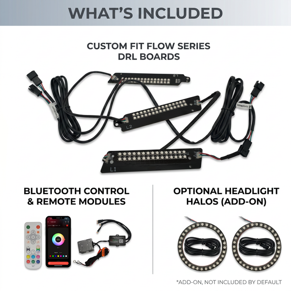 Ford Mustang Multicolor Flow Series DRL Boards (2015-2017)