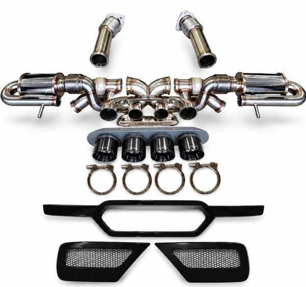 C8 GRAND SPORT – Side To Center Conversion Package - STEALTH (NPP-Valve) – (Rear Valance Bezel Included)