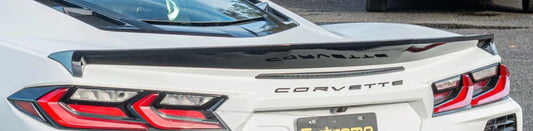 C8 Corvette Z51 Low Profile Rear Trunk Lid Wing Spoiler Gloss Black