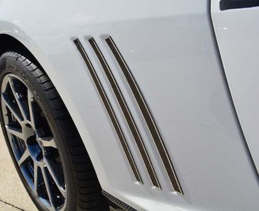 2010-2014 Camaro - Carbon Fiber Fender Vent Trim Kit | Carbon Fiber & Stainless Steel