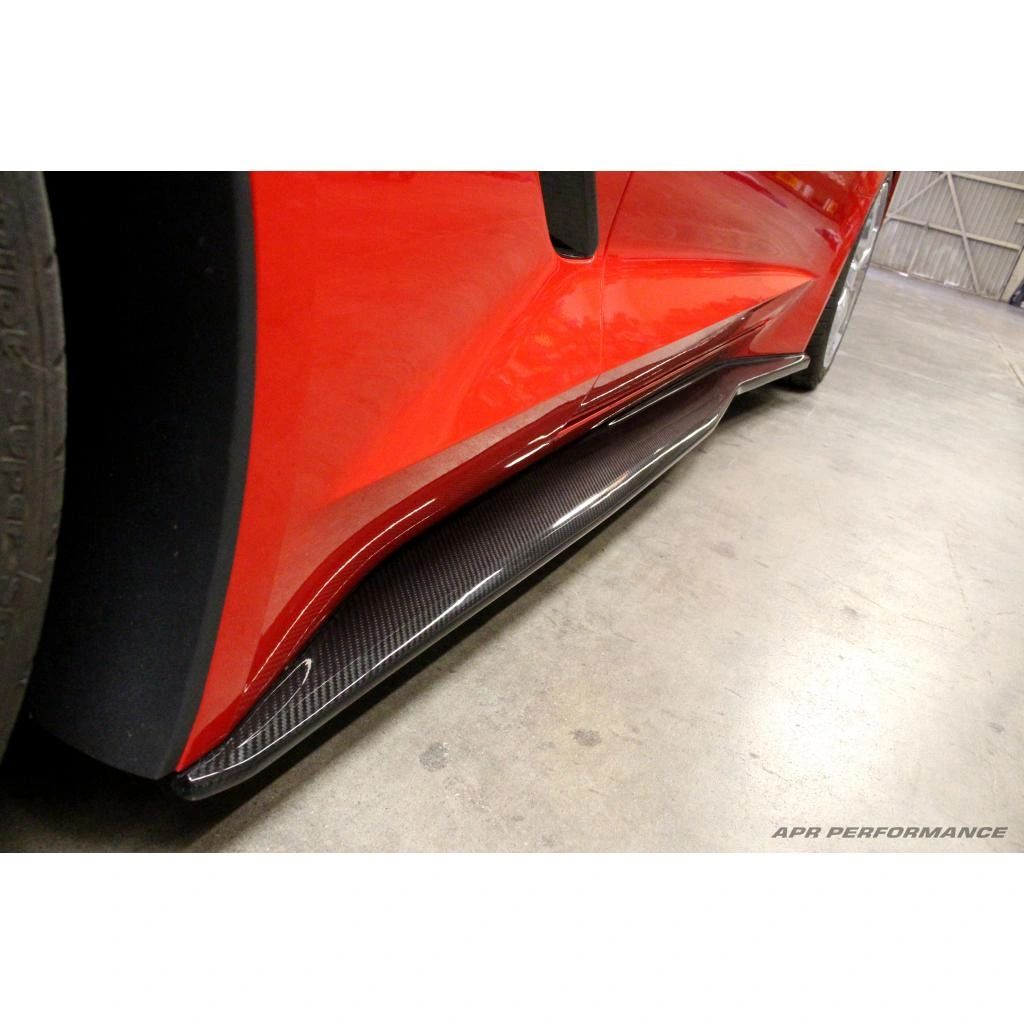 Carbon Fiber Side Rocker Extensions C7