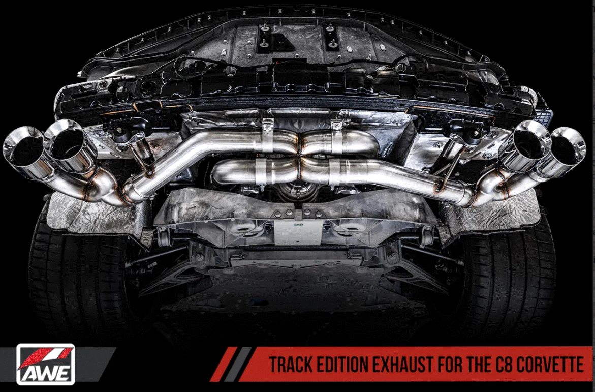 AWE Track Edition Exhaust for C8 Corvette