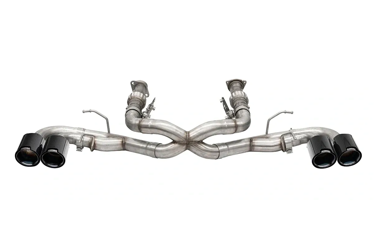 Corsa C8 Corvette 3in Xtreme Cat-Back Exhaust 4.5in Quad Tips - Integrates stock AFM Valve