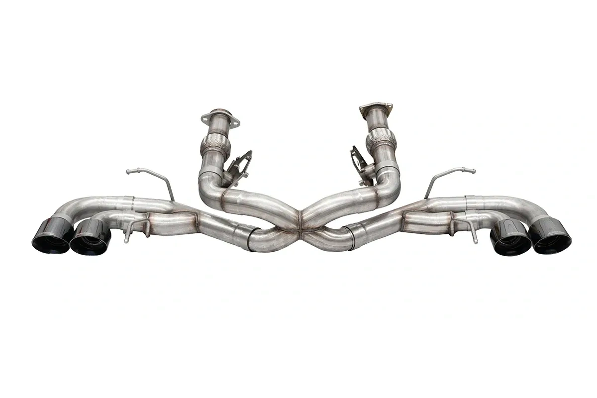 Corsa C8 Corvette 3in Xtreme Cat-Back Exhaust 4.5in Quad Tips - Deletes stock AFM Valve