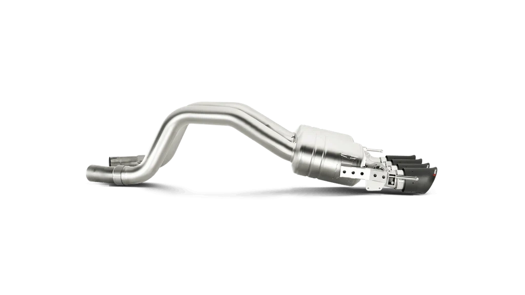 Akrapovic Corvette Z06 C7 Slip-On Exhaust System w/ Carbon Tips (Titanium)