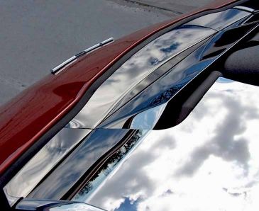 2005-2007 C6 Corvette - Nose Cap Front | Polished Stainless Steel