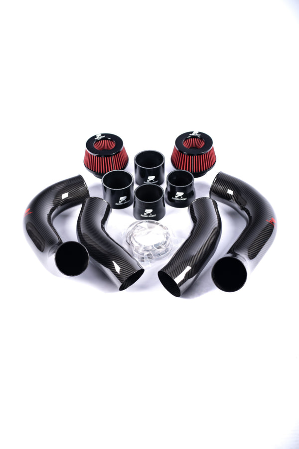 RENNELEMENT G90/G99 M5 3.5” Dry Carbon Fiber Front Mount Intake System