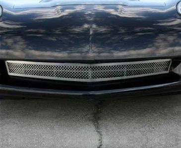 2005-2012 C6 Corvette - Front Grille | Blakk Stealth Stainless Laser Mesh