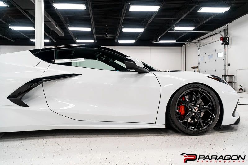 Paragon Performance C8 Corvette Carbon Fiber Rocker Panel Extensions