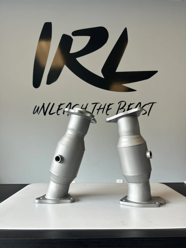 IRL C8 20-26 Downpipes Catless