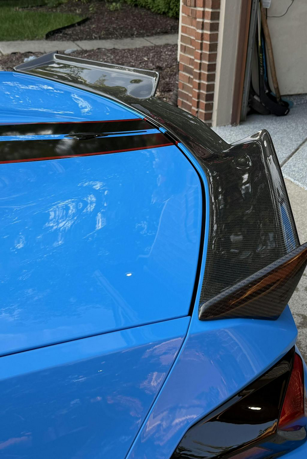 Paragon Performance C8 Stingray Z06 Replica Spoiler - Carbon Fiber (6 Hole Coverage)