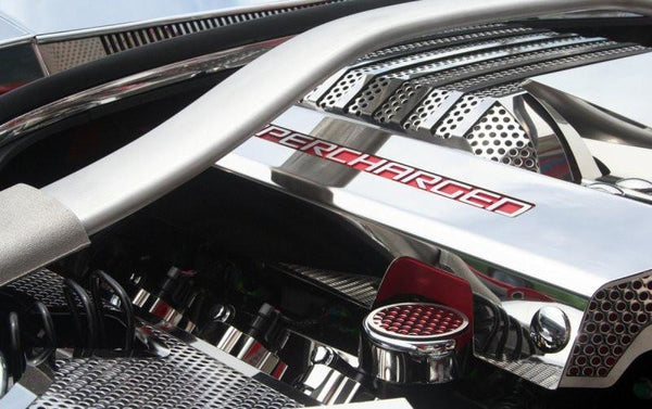2012-2015 Camaro ZL1 - Supercharger Engine Shroud | Stainless Steel