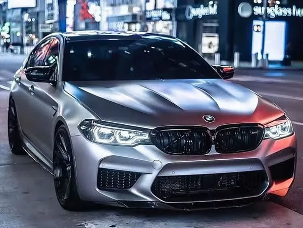 BMW 5 Series F90 M5 Sedan R Style Carbon Fiber Front Lip (2018 - 2020)