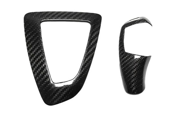 BMW F20 F22 F30 F32 F10 GT F07 F01 X3 F25 X4 F26 Carbon Fiber Gear Shift Knob and Panel Cover Trim (2011 - 2019)