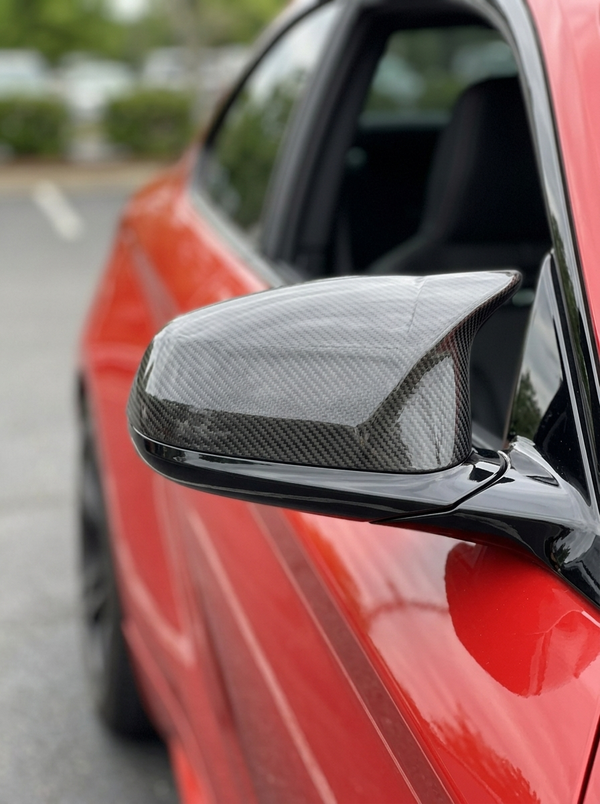 BMW 5 Series F90 M5 M Style Carbon Fiber Side Mirror Cover (2018+)