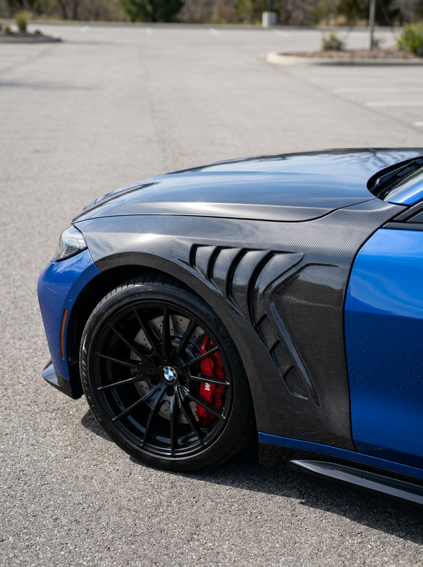 BMW 4 Series G82 M4 Carbon Fiber Matte Fenders (2021+)