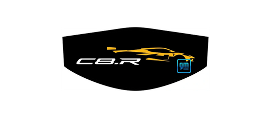 Yellow C8.R Race Car Trunk Cover Convertible or Coupe