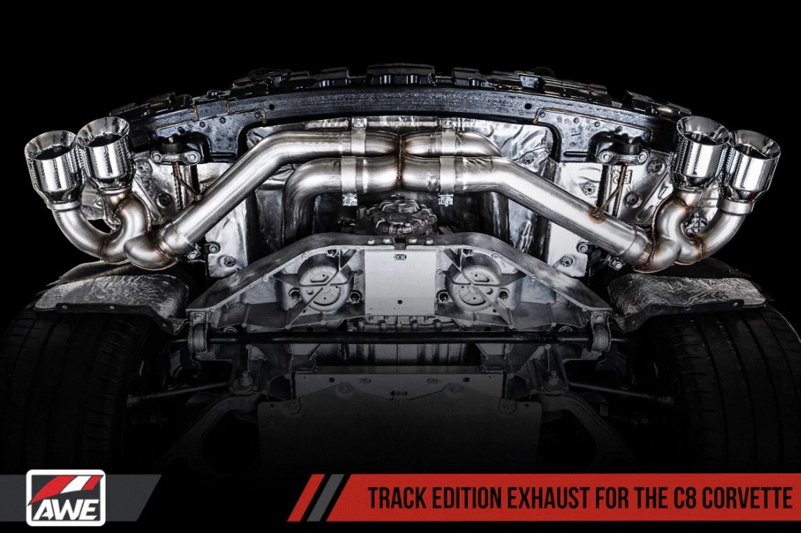 AWE Track Edition Exhaust for C8 Corvette