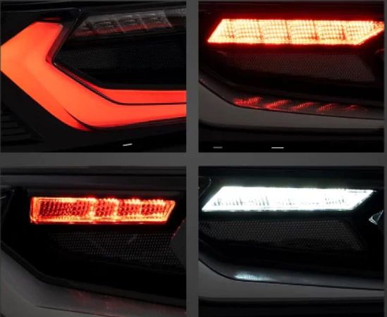 2014-2015 Chevy Camaro Umbra LED Taillights Gloss Black/Smoke Lens