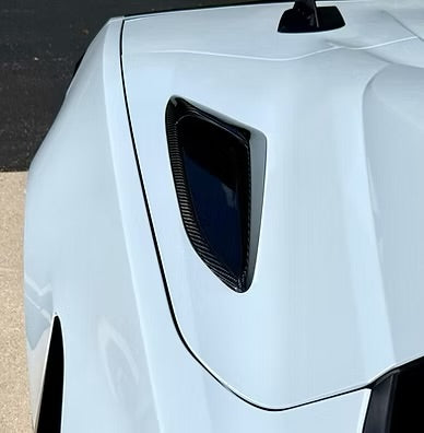 AGM C8 Corvette Carbon Fiber ZR1 Rear Hatch Scoops (ALL Models)