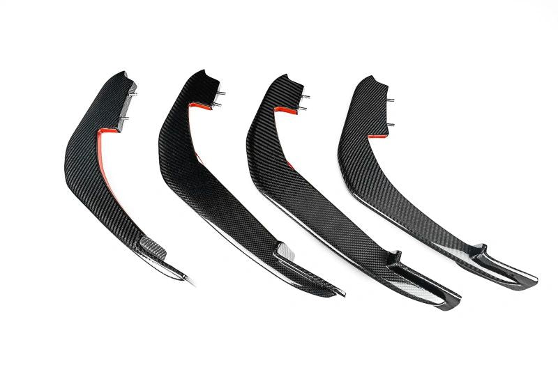 Paragon Performance C8 Corvette Rear Diffuser Strakes Carbon Fiber