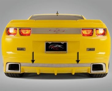 2010-2013 Camaro RS - Rear Valance Fits the GM RS Ground Effects | Perforated Stainless Steel