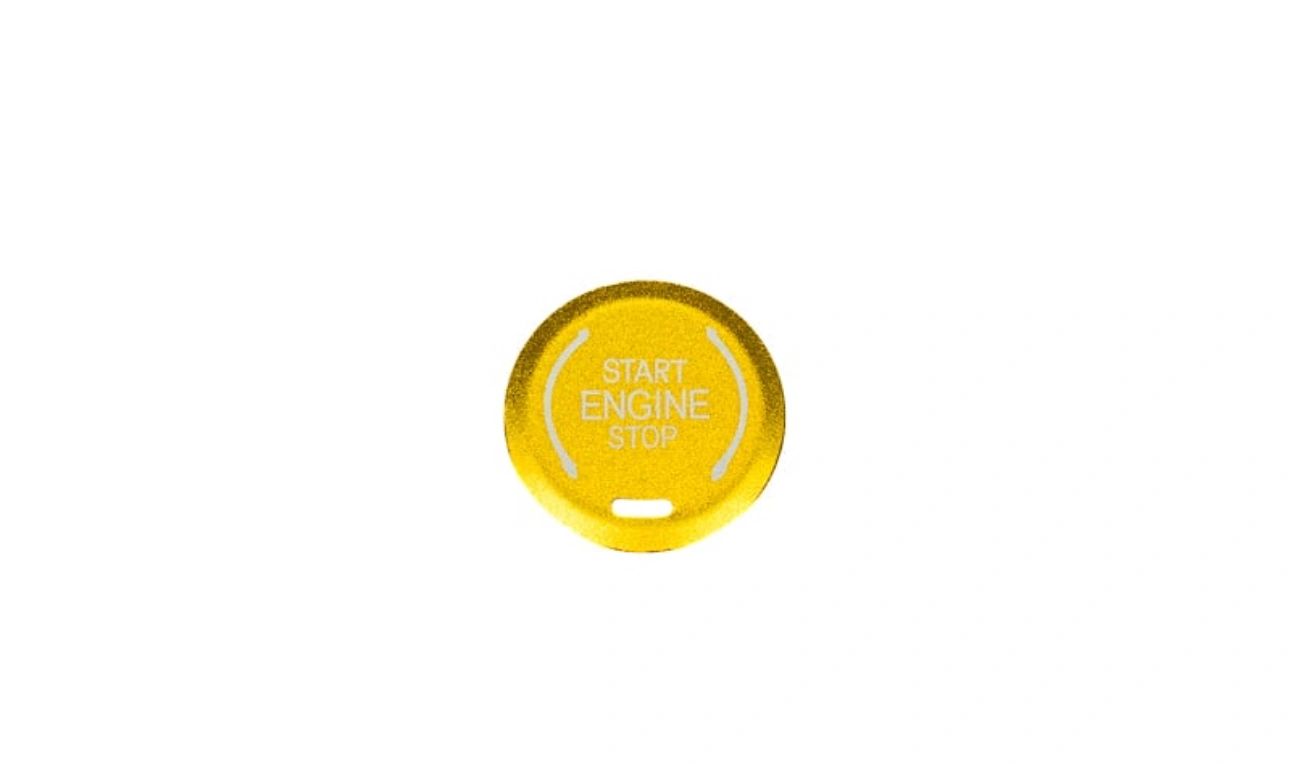 C8 Corvette Engine Start / Stop Metal Button - Red or Gold