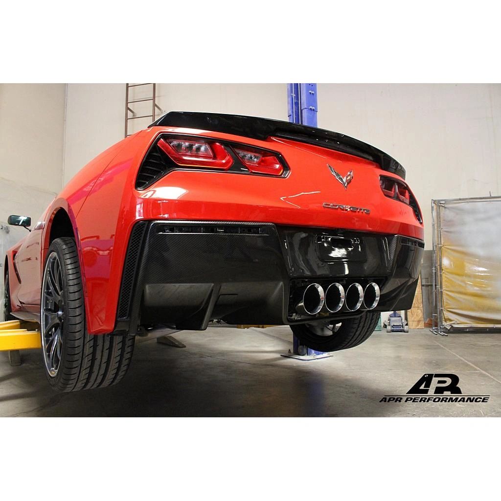 Carbon Fiber Rear Diffuser Without Undertray